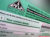 DVLA application form