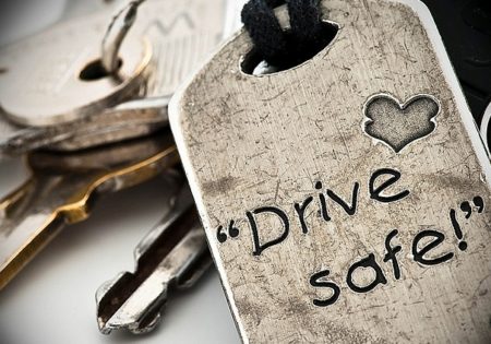 Drive safe key ring