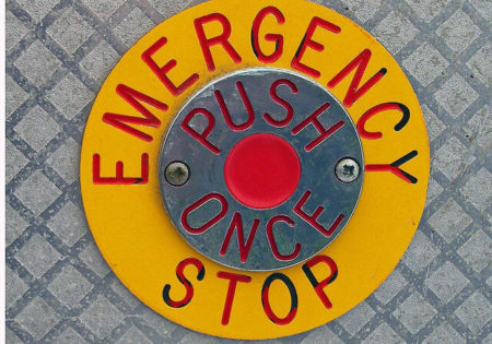 Emergency stop button