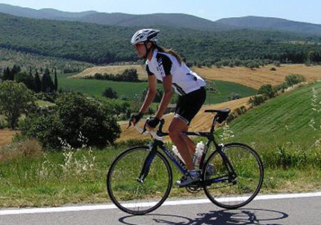 woman cyclist
