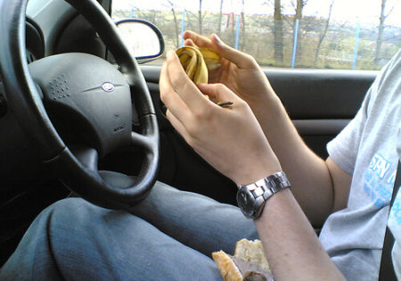 Eating and driving