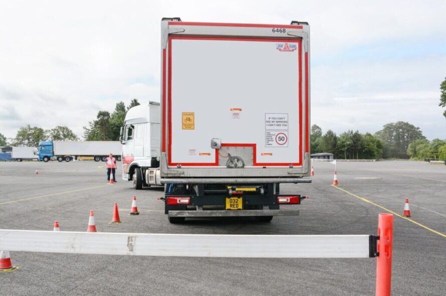 lorry reversing